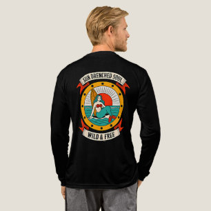 Camiseta Triblenda Sirena Alma Bañada por el Sol Arte Oceánico Salv
