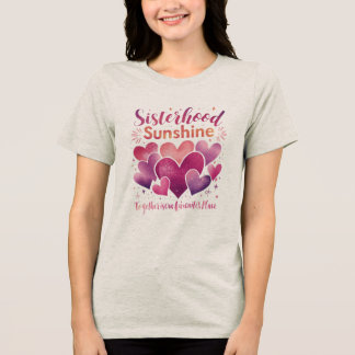Camiseta Triblenda Sister hood sunshine