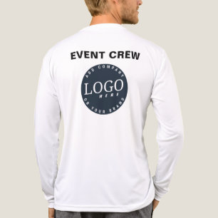 Camiseta Triblenda Sitio web del logotipo de negocios de personalizad