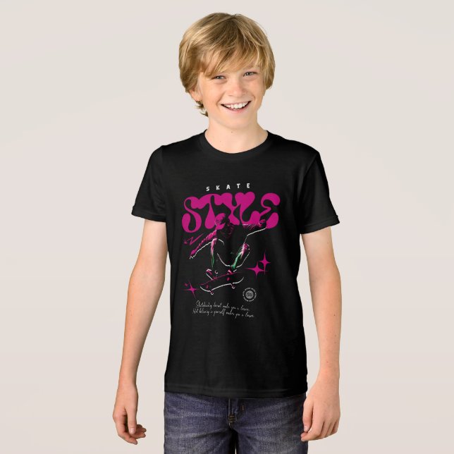 Camiseta Triblenda Skate Style Street Art (Anverso Completo)