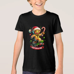 Camiseta Triblenda Skateboarding Gingerbread Joy