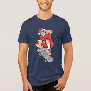 Camiseta Triblenda Skateboarding Guay Santa   NAVIDADES