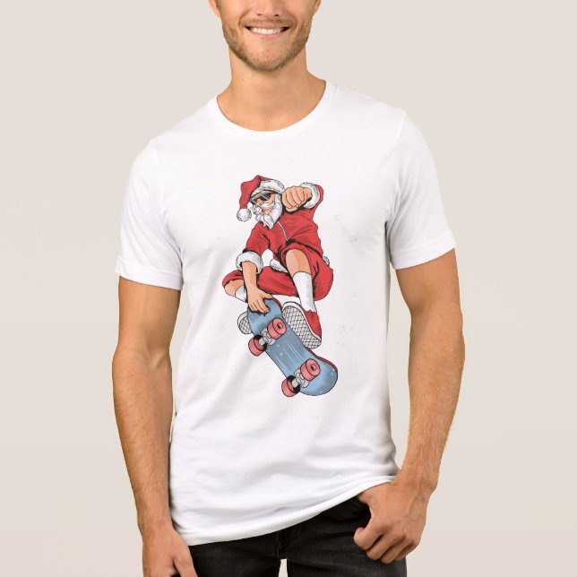 Camiseta Triblenda Skateboarding Guay Santa | NAVIDADES (Anverso)