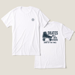 Camiseta Triblenda Skates Well With Other - gráficos de espalda