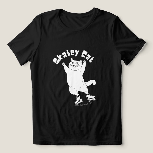 Camiseta Triblenda Skatey Cat (Diseño delantero )