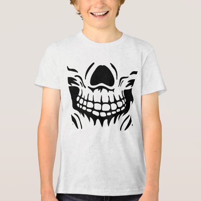 Camiseta Triblenda Skeleton Mouth (Anverso)
