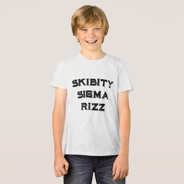 Camiseta Triblenda Skibity Sigma Rizz: Maestro del encanto (Anverso Completo)