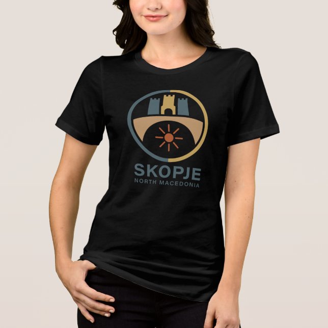 Camiseta Triblenda Skopje North Macedonia Europe (Anverso)