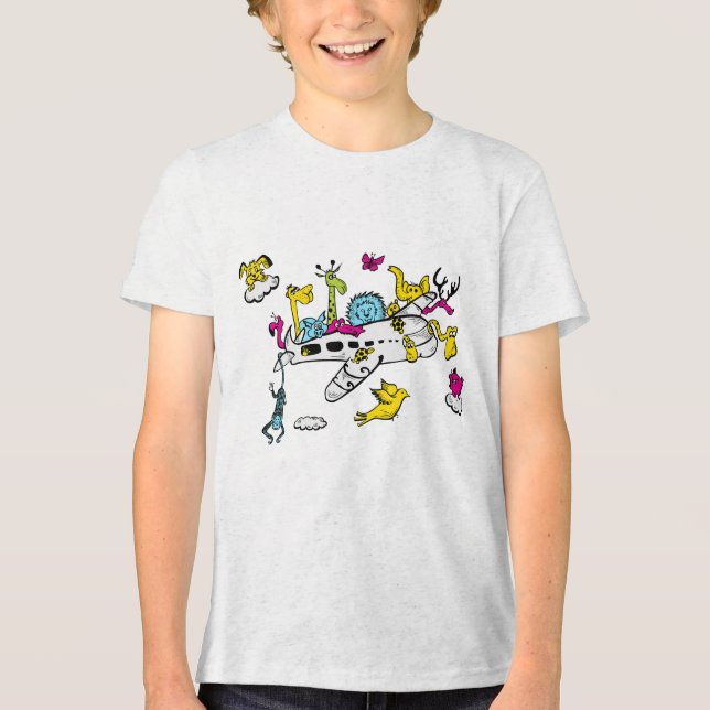 Camiseta Triblenda "Sky Cub Adventures Tee" ✈️ 🐾 (Anverso)