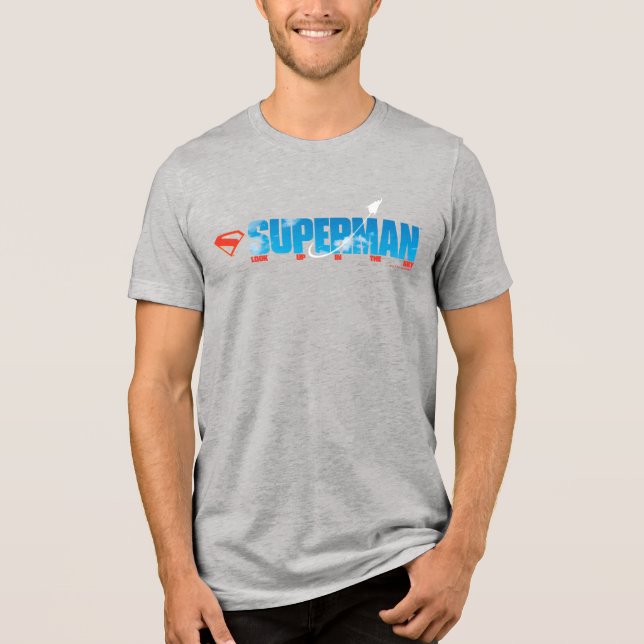 Camiseta Triblenda Skybound Superman Silhouette (Anverso)