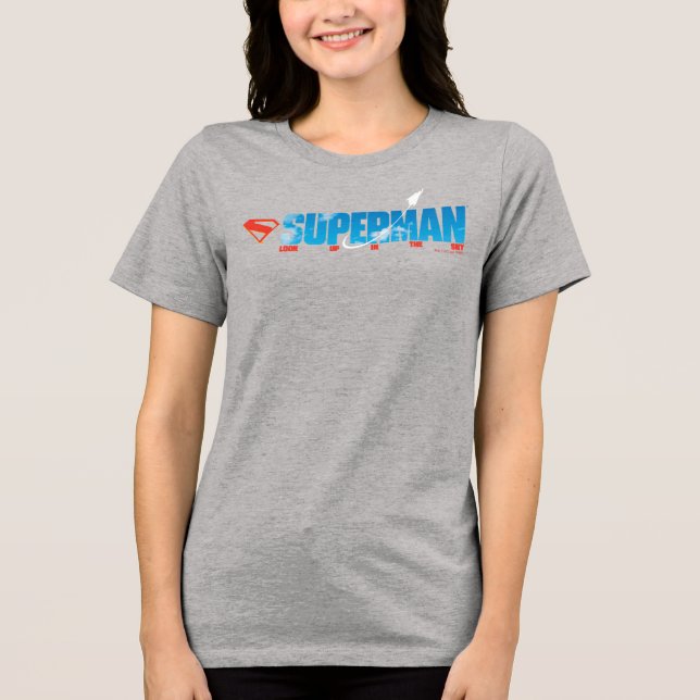 Camiseta Triblenda Skybound Superman Silhouette (Anverso)