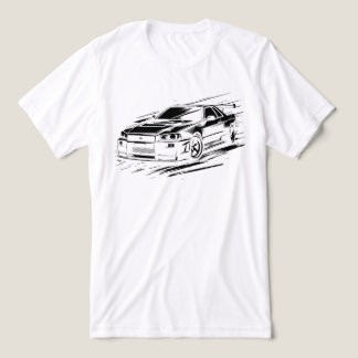Camiseta Triblenda Skyline R34 Legendary JDM Ride Ilustracion - Blac