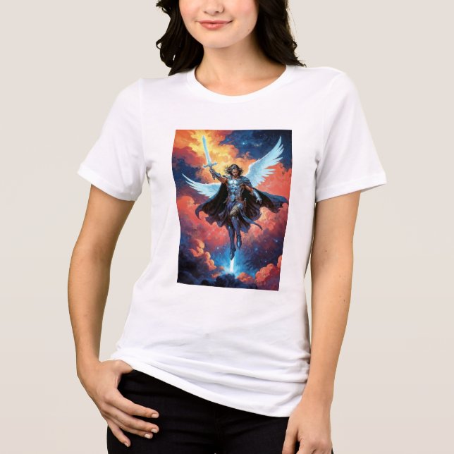 Camiseta Triblenda Skywarden Warrior Archangel Michael (Anverso)