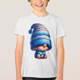 Camiseta Triblenda Sleepy Gnome Nap debajo de un hongo
