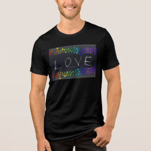 Camiseta Triblenda SlipperyJoe ama burbujas rojo naranja amarillo ver