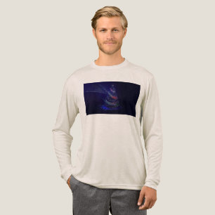 Camiseta Triblenda SlipperyJoe árbol de Navidad digital translúcido r