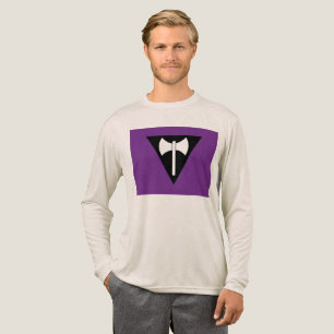 Camiseta Triblenda SlipperyJoe bandera del orgullo lesbiano poderoso 