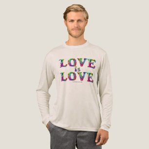 Camiseta Triblenda SlipperyJoe el amor es amor goteando derretido din