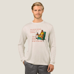Camiseta Triblenda SlipperyJoe socializando bebiendo fiesta vintage m