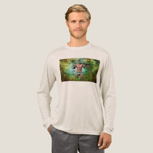 Camiseta Triblenda SlipperyJoe's blanco muscular hombre sexy speedo n