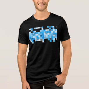 Camiseta Triblenda SlipperyJoe's cuadrados arte mosaico moderno tres-