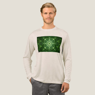 Camiseta Triblenda SlipperyJoe's día de San Patricio brilla trébol de
