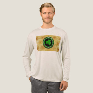 Camiseta Triblenda SlipperyJoe's día de San Patricio brillante trébol