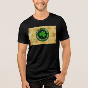 Camiseta Triblenda SlipperyJoe's día de San Patricio brillante trébol