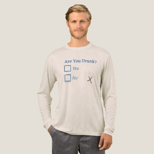 Camiseta Triblenda SlipperyJoe's estás borracho humorístico ligeramen