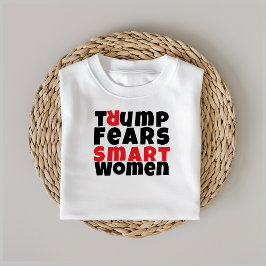 Camiseta Triblenda Slogan de protesta feminista anti Trump negro rojo