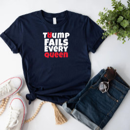 Camiseta Triblenda Slogan de protesta feminista anti Trump negro rojo