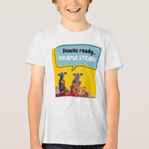 Camiseta Triblenda Snacks Listos, Drama Steady
