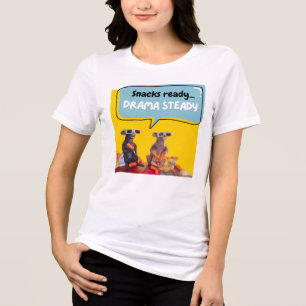 Camiseta Triblenda Snacks Listos, Drama Steady