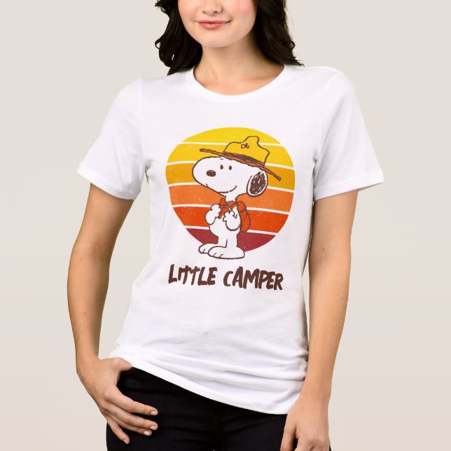 Camiseta Triblenda Snoopy | Beagle Scout - Camper feliz (Anverso)