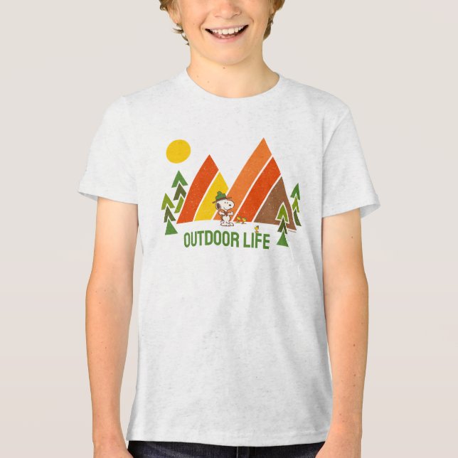 Camiseta Triblenda Snoopy | Beagle Scout - El gran exterior (Anverso)