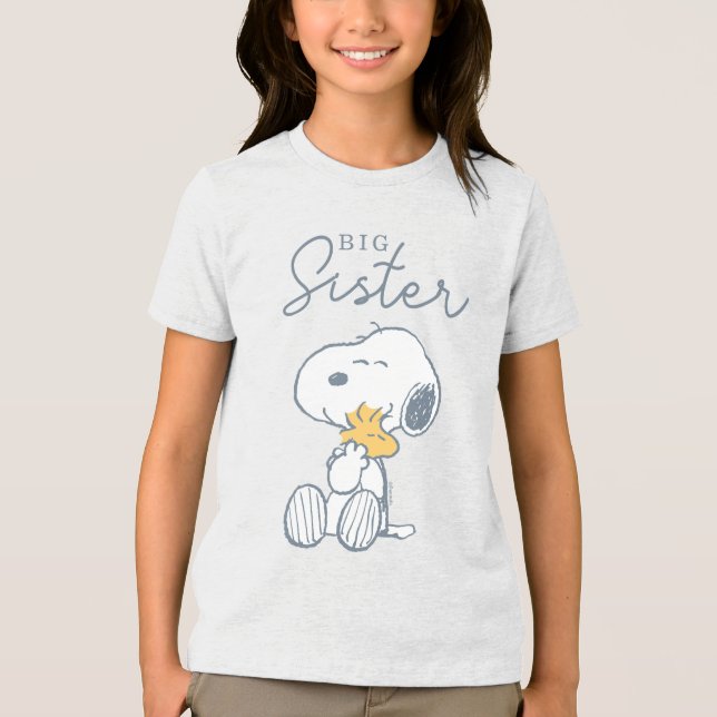 Camiseta Triblenda Snoopy & Woodstock | Over the Moon Baby Shower (Anverso)