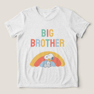 Camiseta Triblenda Snoopy y Woodstock Baby Shower Tri-Blend de arcoír