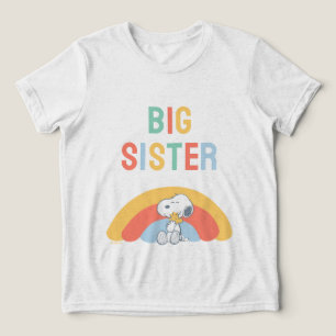 Camiseta Triblenda Snoopy y Woodstock Baby Shower Tri-Blend de Arcoír