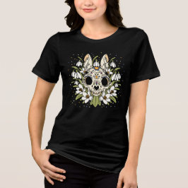 Camiseta Triblenda Snowdrop and Rabbit Skull de enero