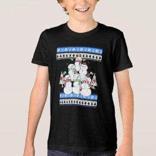 Camiseta Triblenda Snowman - Navidades feos en árbol de Navidad de Sn