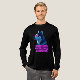 Camiseta Triblenda Sobrecarga de Cuteness Detectada – Adorable Husky 