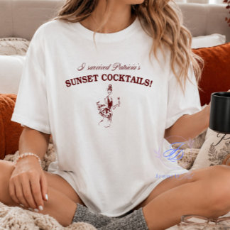 Camiseta Triblenda Sobreviví a los cócteles de puesta de sol de Patri