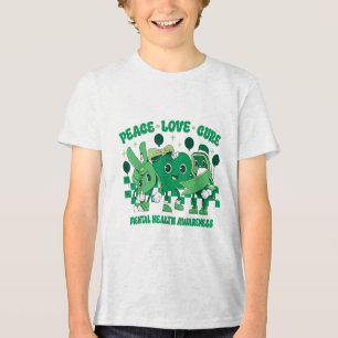 Camiseta Triblenda Sobreviviente de Cinta Verde Groovy Awarene de Sal