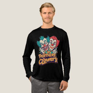 Camiseta Triblenda Socios en Clowery (Chiste de Payaso Divertido)