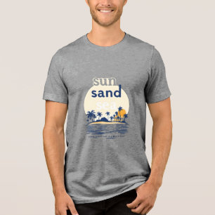 Camiseta Triblenda Sol, arena, mar