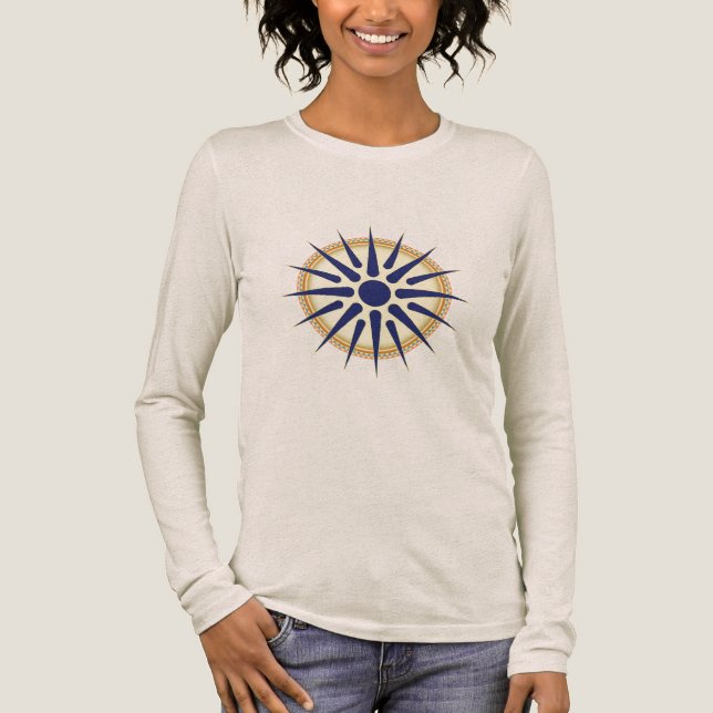 Camiseta Triblenda Sol de Vergina (versión 2) (Anverso)