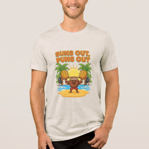 Camiseta Triblenda Soles Afuera Chistes Afuera Verano Divertido Coc