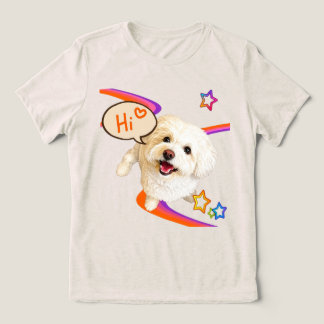 Camiseta Triblenda Solo diciendo "Hola" 
