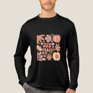 Camiseta Triblenda Sólo diseño floral de Peachy