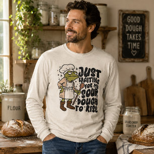 Camiseta Triblenda Solo Esperando a que Mi Masa Madre Suba Rana